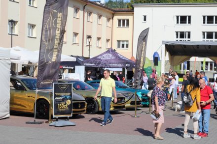 Wiślański rynek w czasie GT Festiwalu